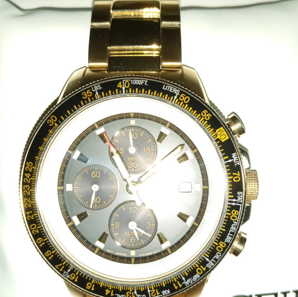Goldstone Seiko Prospex solar watch